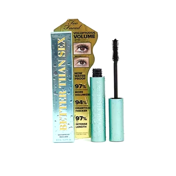 TOO FACED BETTER THAN SEX WATERPROOF MASCARA - Picture 1 of 4
